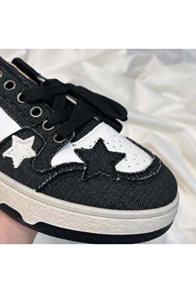 Gofeel Black Star Lovely Desenli Unisex Ayakkabı