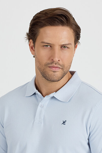 Rodi Regular Fit Cotton Polo Collar Short Sleeve Pique Men's T-Shirt 0002