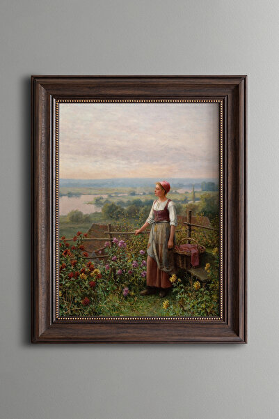 epiqart Βράδυ στο Chantemesle - Πλαίσιο με vintage σχέδια