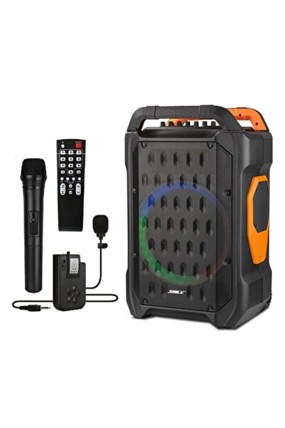 Genel Markalar SL-10 120 Watt Taşınabilir Seyyar Amfi Hoparlör Kablosuz 1 EL ...