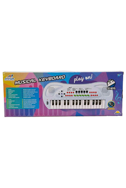 Gülce Design لعبة أورغ للفتيات بـ 32 مفتاحًا مع ميكروفون - S00099000 لعبة تعل...