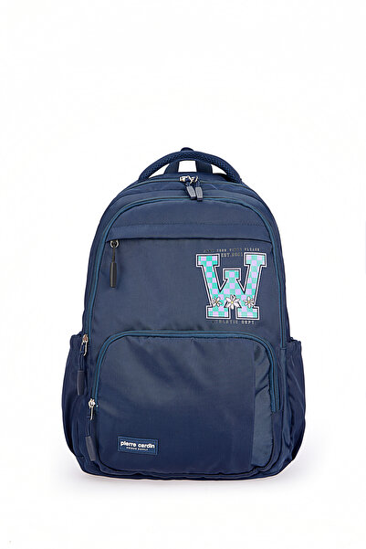 Pierre Cardin 1003 Okul çantası Suya Dayanıklı Çok bölmeli MAVİ