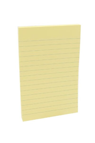 Roco ملاحظات ذاتية اللصق مُسطّرة - حجم متوسط (98 × 150 مم، 100 ورقة)