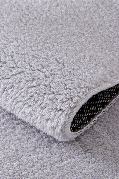 SANRUGS Home & Living 60X100Cm and 40X60Cm 2-Piece Bath Mat Set Plush Furry Non-Slip Base Washable