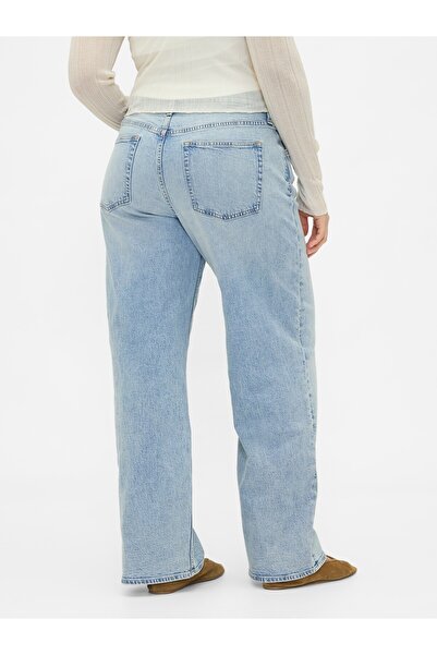 GAP Kadın Açık Mavi Low Rise '90s Jean Pantolon