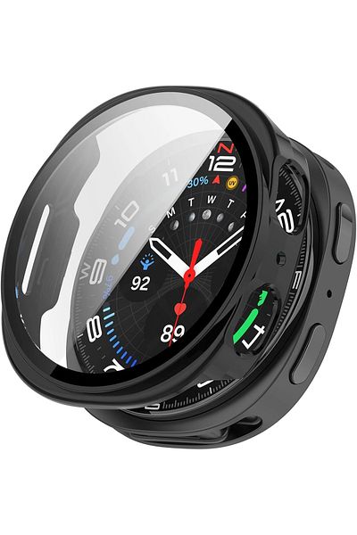 bbtech Samsung Galaxy Watch 8 Series 44mm Compatible Hard Pc Case and Screen Protector