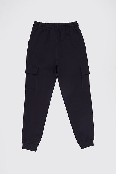 Fulla Moda Text Printed Cargo Pocket Boys' Sweatpants
