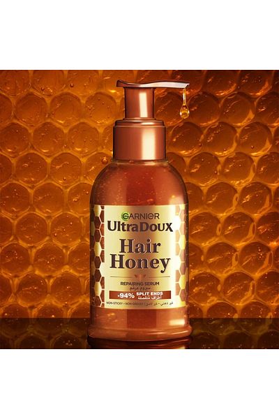 Garnier Ultra Doux Honey Treasures Damaged Hair Repair Serum with Heat Protection 115ml