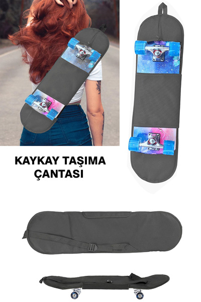 KAŞIKBEY Kaykay Taşıma Çantası 80 CM Kaykay Sırt Çantası