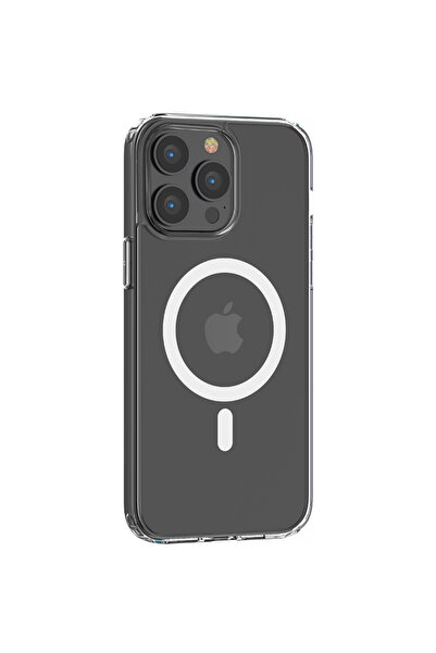 Devia جراب مغناطيسي شفاف مقاوم للصدمات لهاتف iPhone 14 Plus (6.7 بوصة) - شفاف
