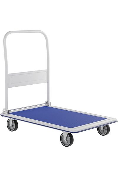 Egardenkart Platform Trolley Cart - 300 Kg, Heavy Duty Trolley with Anti Slip Metal Platform | Troll