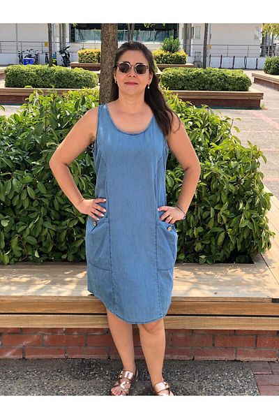 BAKTAGÖR Denim Dress (Thin Trill Trill)