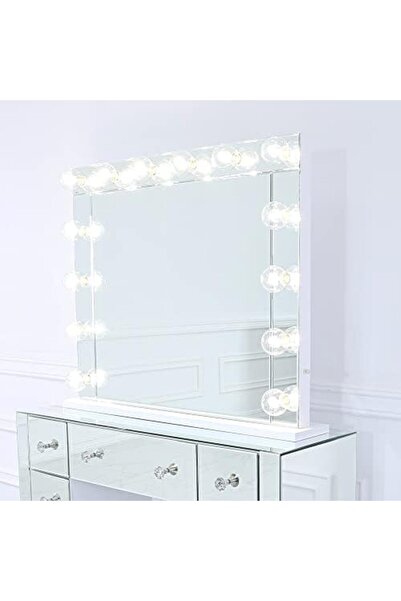 Vanity Living Mirror with Makeup Lights