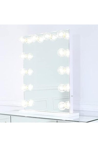 Vanity Living Mirror with Makeup Lights