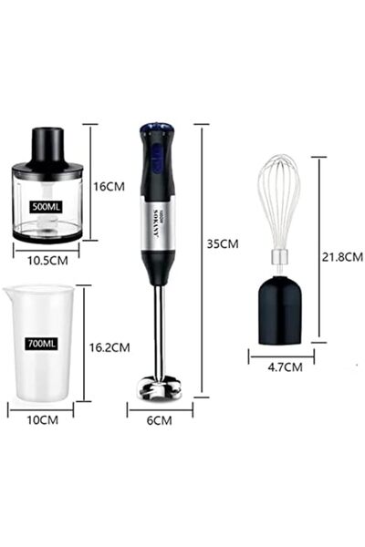 SOKANY خلاط يدوي WH-1711-4 بقوة 1000 واط