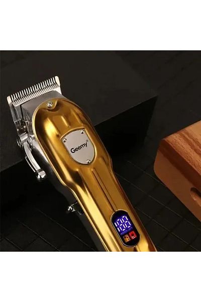 DAR Geemy GM-6716 Professional Hair Clipper – Electric Corded Trimmer, Stainless Steel Blades, 111-3