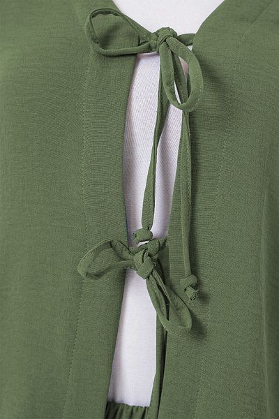 Bigdart Women's Ayrobin Kimono Skirt Double Set 8047 - Khaki