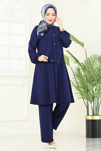 ModaMerve Aksesur Düğmeli Aerobin Takım 2621SL432-MS Laci