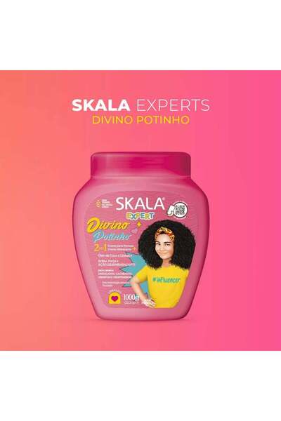 SKALA سكالا كريم لشعر الاطفال لترطيب وفك تشابك الشعر المموج والمجعد - 1000 جرام