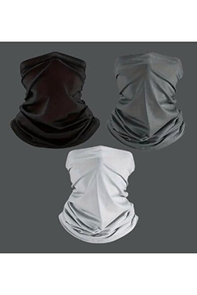 İmpavido 3 lü boyunluk polyester likralı bandana motorcu boyunluk sporcu boyu...