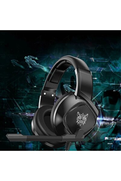 Generic RGB Gaming Headset with Stereo Sound & Noise-Canceling Mic – Soft Breathing Earmuffs – Black