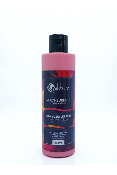 Piktura Akrilik Multisurface Boya 200ml Pembe