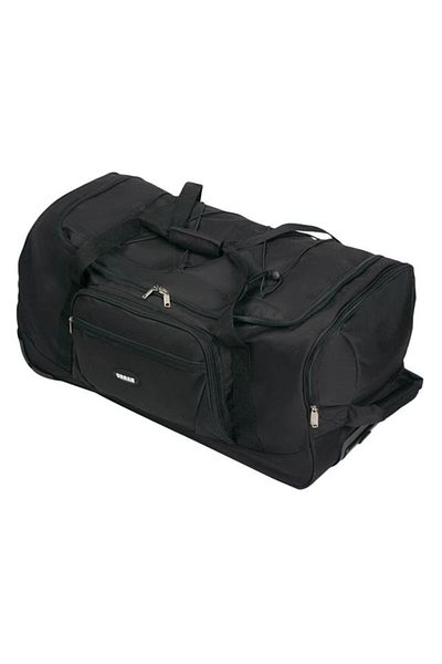 OEM Travel bag,, black, transport wheels, handle, adjustable strap, 87 liters, 71 x 34 x 36 cm