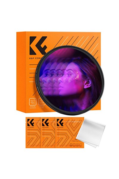 K&F CONCEPT 67mm Tek Taraflı Linear Pentaprism Efekt Filtresi