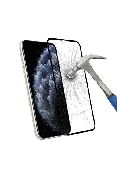 Teo Tempered Glass Film compatible with Samsung S20, Full Glue, Curved, Hole for , Black