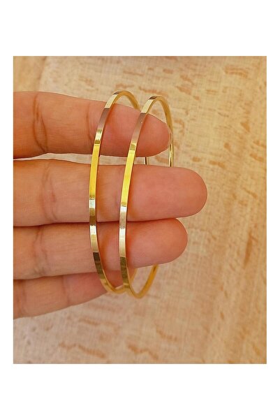 ATALYA ACCESSORY 2li Ajda Bileklik Ajda 2’li Gold Kadın İnce Ajda Bilezik