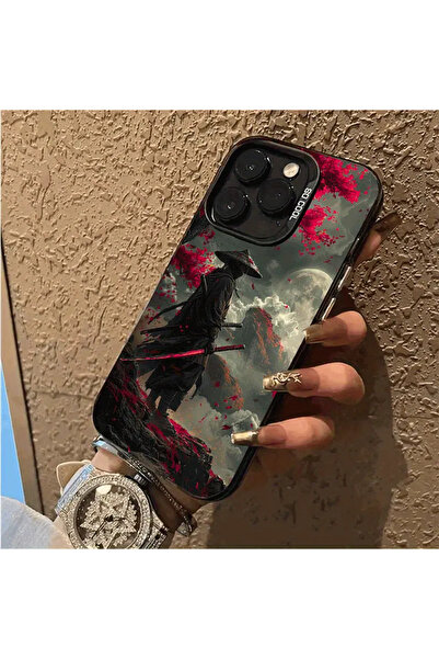 Caseji İphone 14 Pro Uyumlu Premium Baskılı Hassas Tuşlu Telefon Kılıfı MK01A