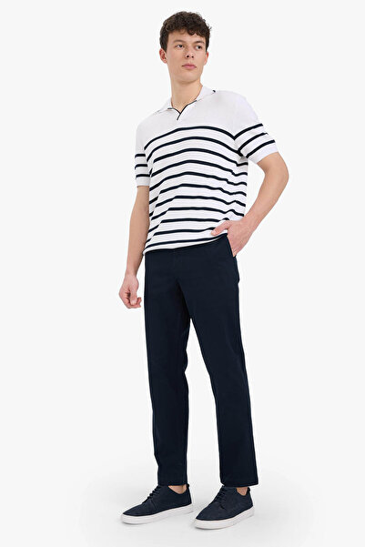 DeFacto Navy Blue Men's Trousers D7349Ax/Nv91