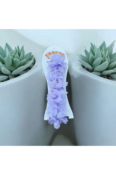 ÖZKARDEŞLER BABY Özkardeşler Baby Female Child Girl Bandana Lilac