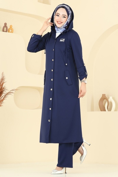 ModaMerve Arma Detay Tesettür Takım 2673SL432-MS Laci