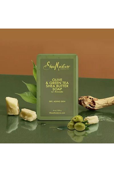 Shea Moisture Shea Butter, Olive & Green Tea Soap from Shea Mister 230g