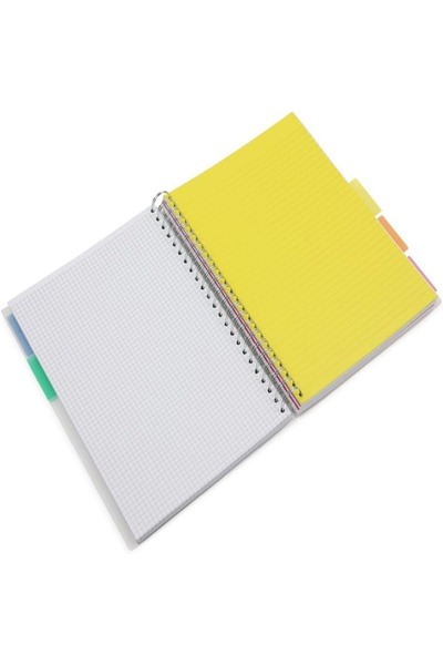 Spiral 5 Subject Notebook – 150 Sheets with Page Separators, Multi-Use School & Office Notebook