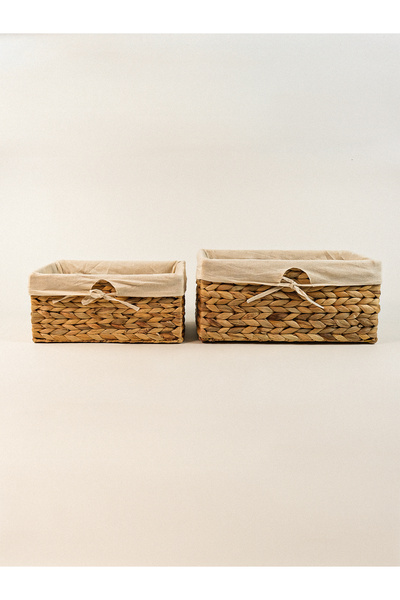 Minihol Clayra 2-Piece Water Hyacinth Organizer