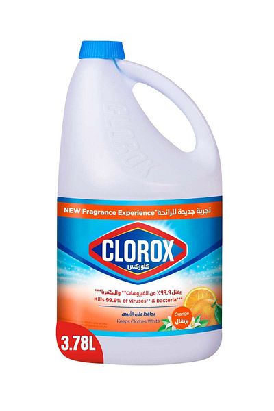 Clorox Liquid Bleach, Orange Scent 3.78 Liters