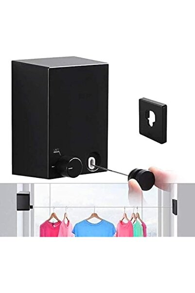 Generic SIMPDIY Retractable Clothesline Stainless Steel Clothes Dryer with Ad...