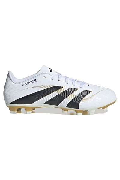 adidas Predator Club Firm-Multi Ground Kids White Turf Football Shoes