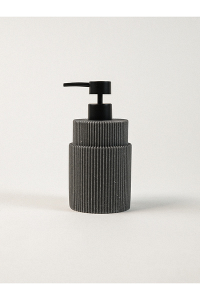 Minihol Silva Anthracite Polyresin Liquid Soap Dispenser (300 ml)