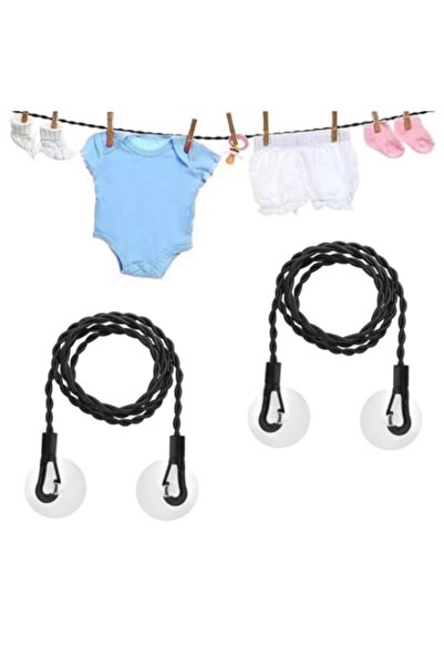 Generic 1 قطعة من حبال ملابس السفر لتعليق الملابس في الخارج، حبل غسيل محمول ل...