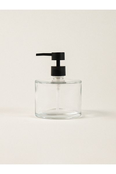 Minihol Pietra Glass Liquid Soap Dispenser (10 X 14 cm)