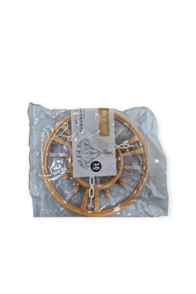 Generic إطار دائري بلاستيكي، 12 مشبكًا، شماعة ملابس داخلية، جوارب، شماعة ملاب...