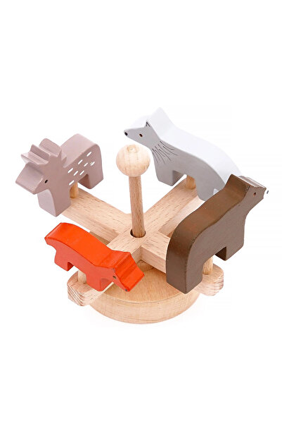 BALATOYZ Wooden Forest Animals Ferris Wheel