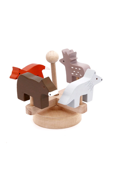 BALATOYZ Wooden Forest Animals Ferris Wheel