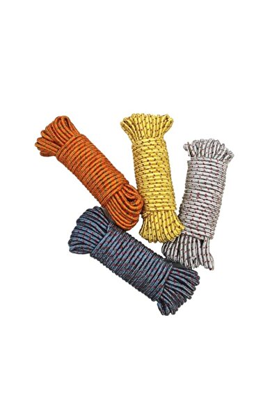 Generic حبل غسيل من النايلون قوي للتعليق والتخييم والسفر في الأماكن المغلقة و...