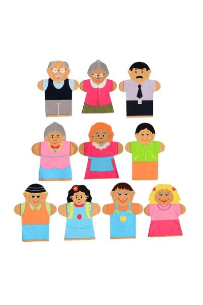 NW NessiWorld Nessiworld AND-5001 مجموعة دمى البشر مكونة من 10 قطع