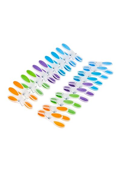 Generic Sulfar Soft Grip Clothespins | Weather Resistant Plastic Clothes Pegs...