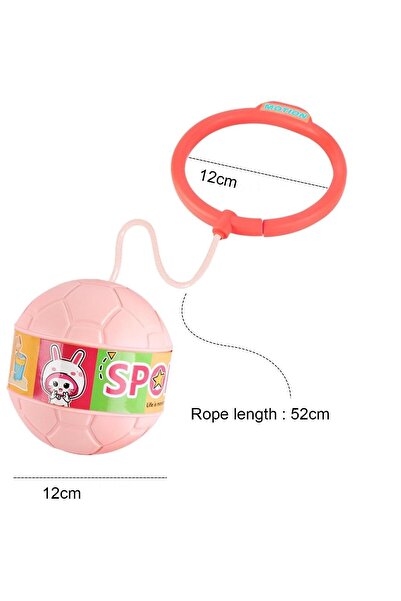 Teo Jumping Ball, , Rope Type Hula Hoop, Circle 12 cm, Rope 52 cm, Ball 12 x 11 cm, Light Function